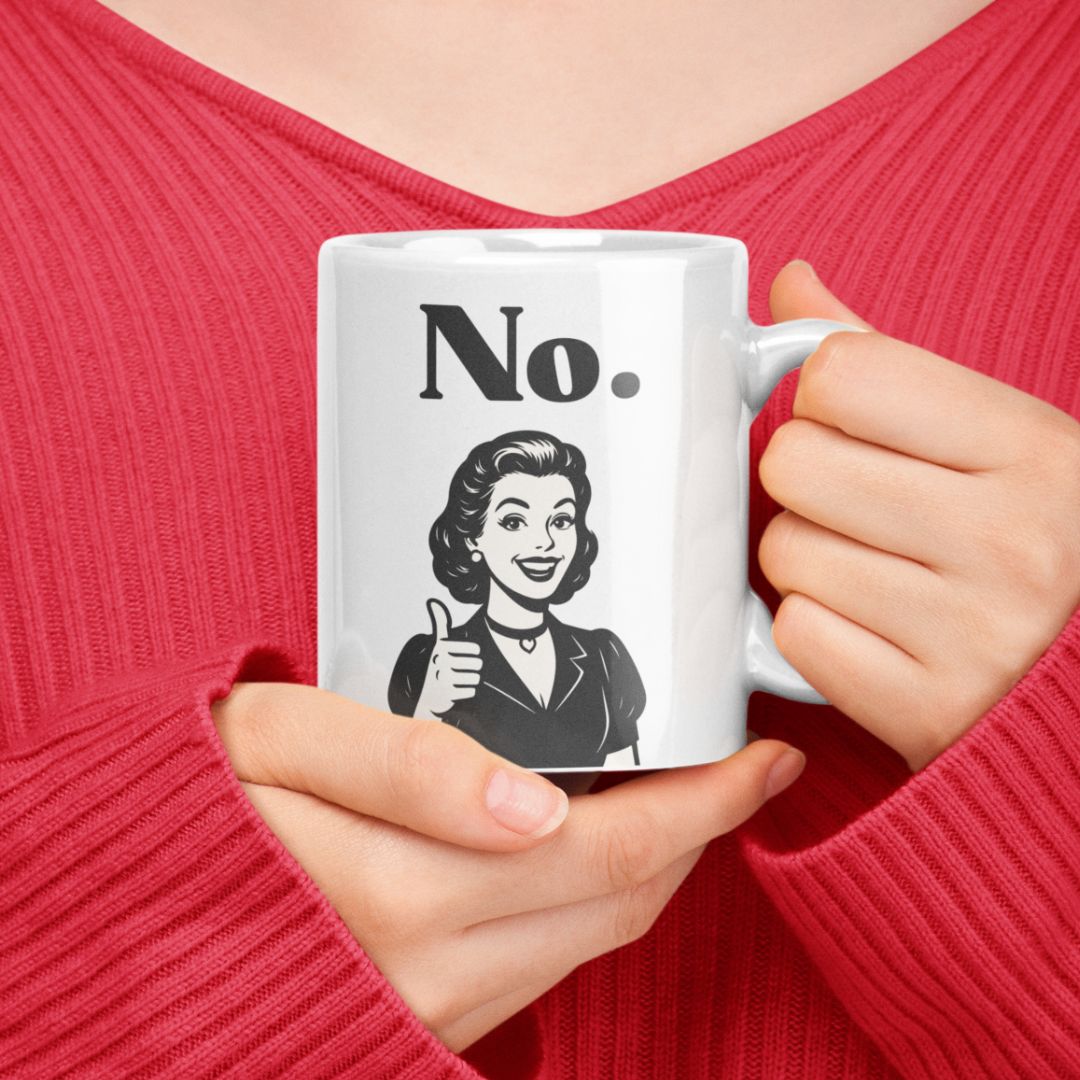 A Polite Refusal Mug – Big Fat Duck