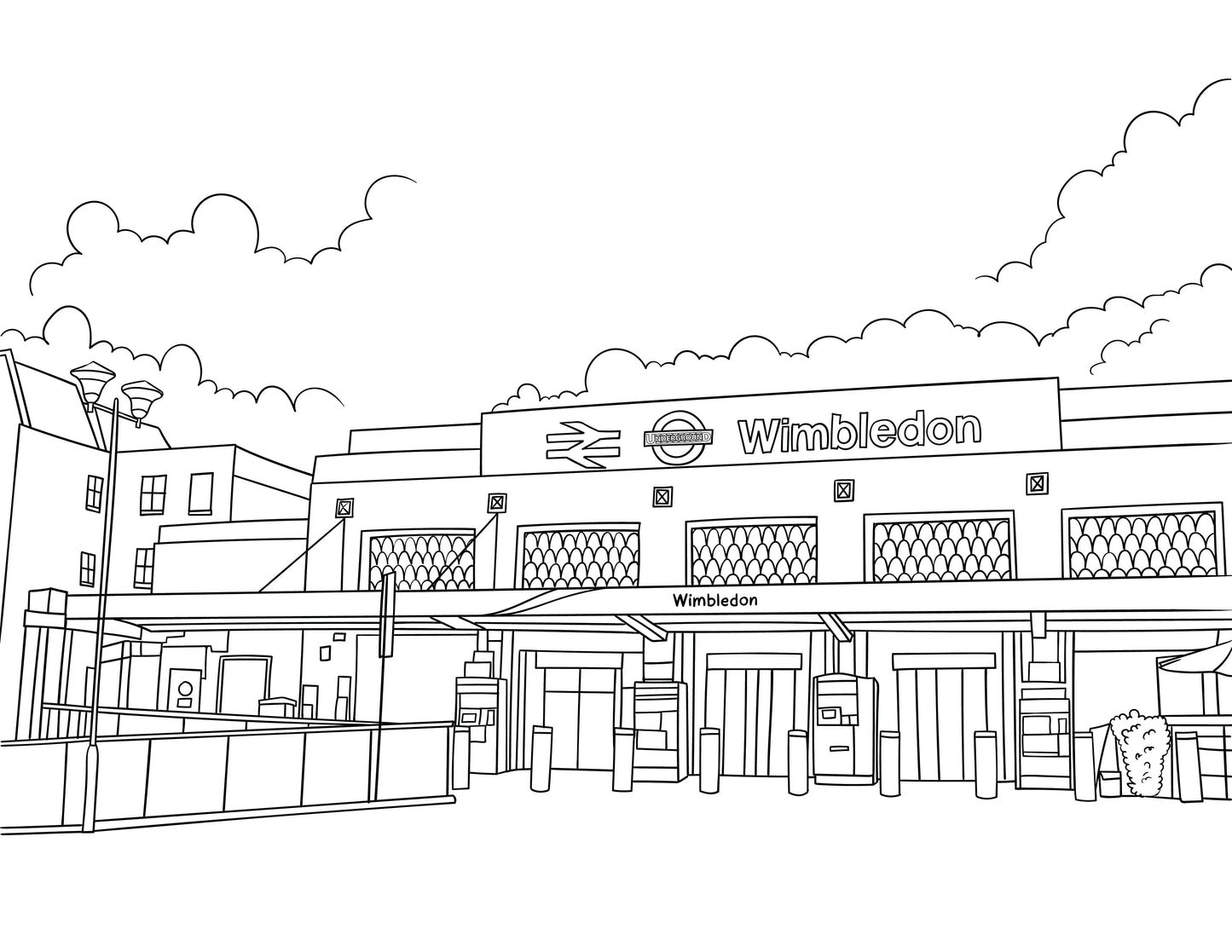 Wimbledon Colouring Book (A4)