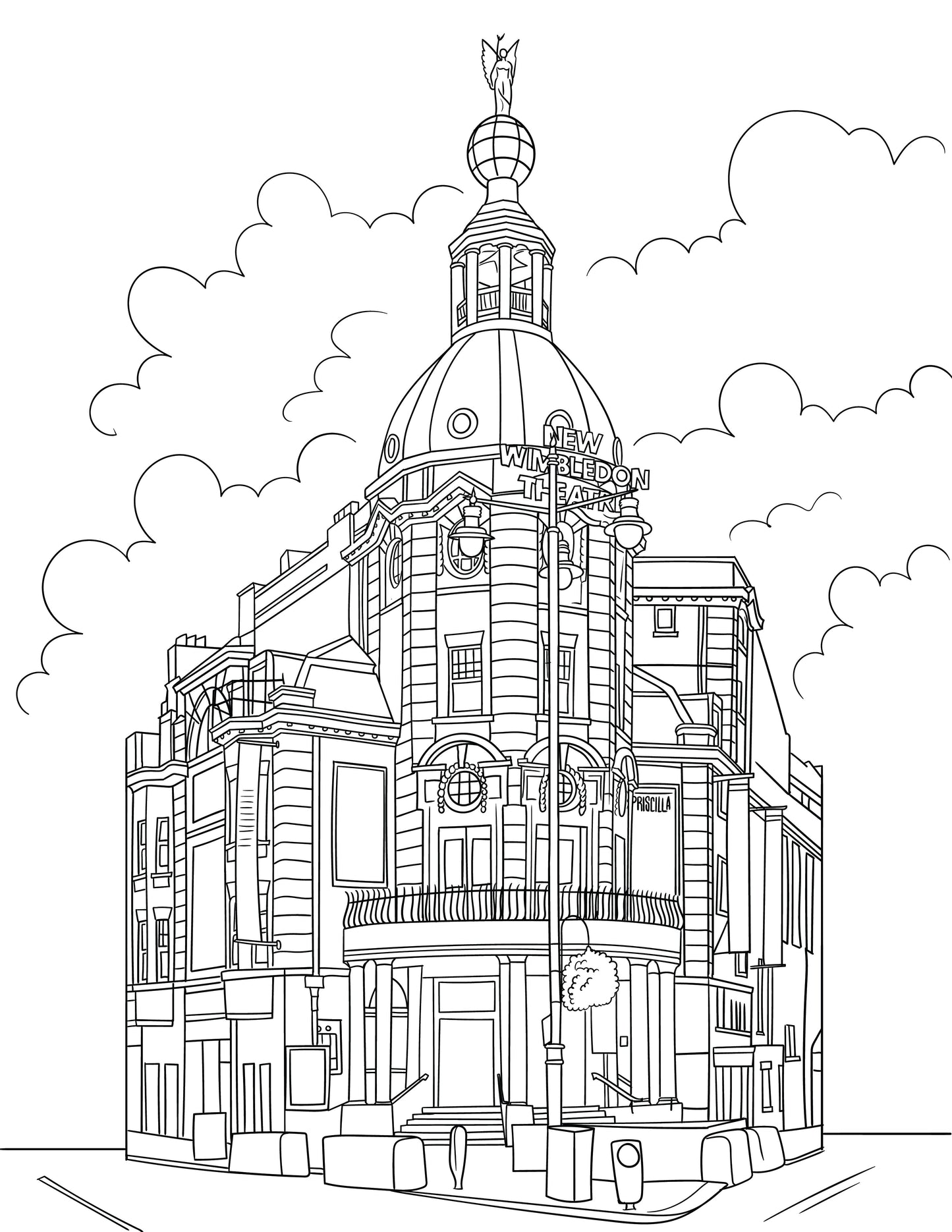 Wimbledon Colouring Book (A4)