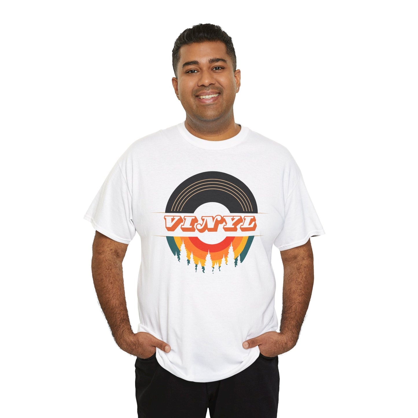 Vinyl Record Logo Men's T-Shirt