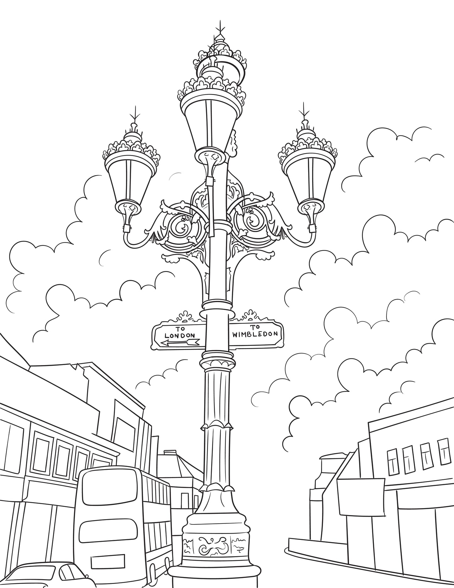 Tooting Colouring Book (A4)