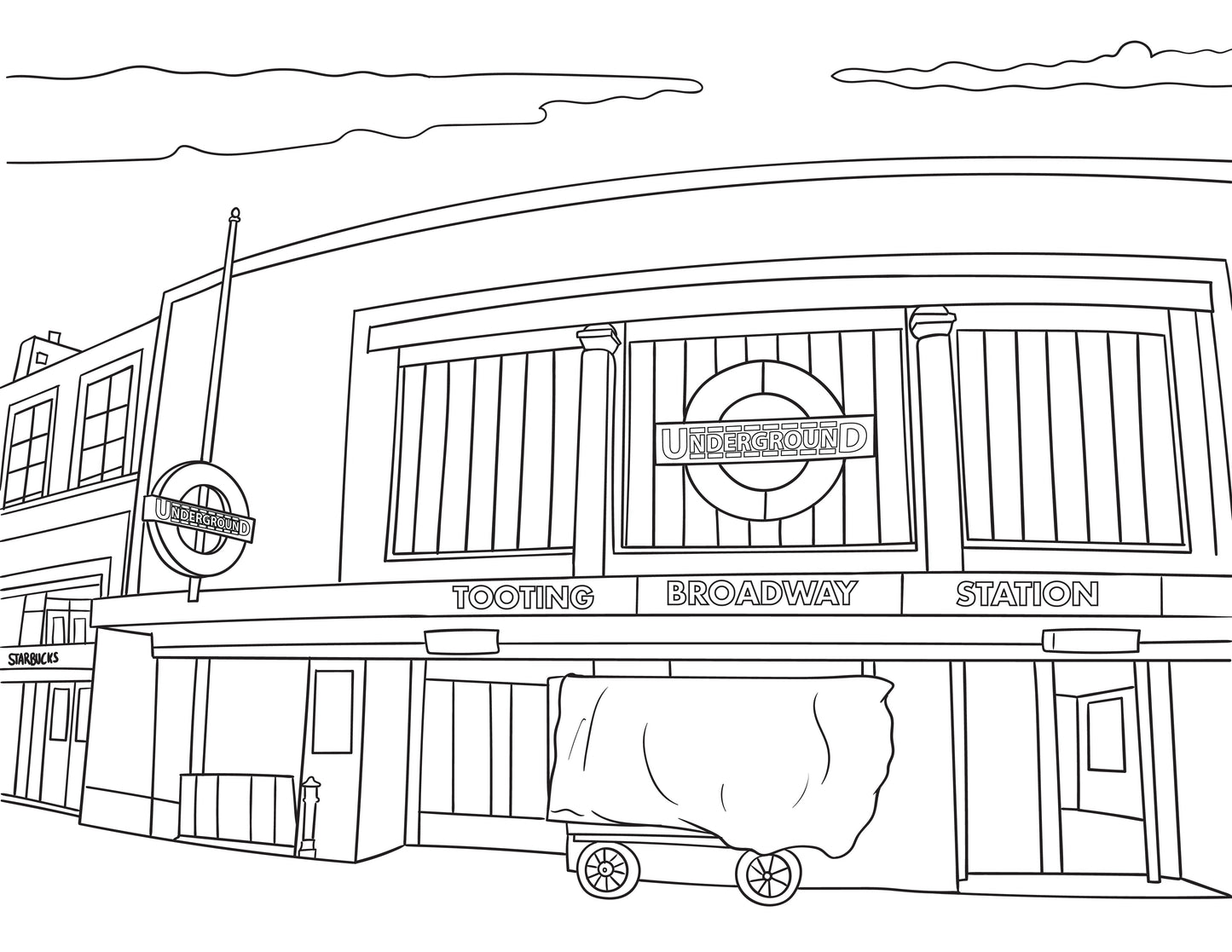 Tooting Colouring Book (A4)