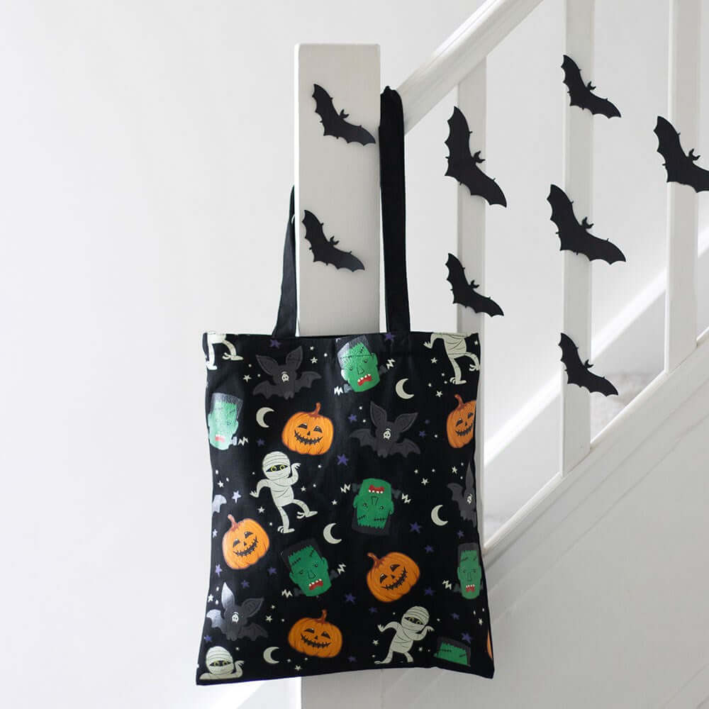 Gothic Gifts Monster Mash Print Polycotton Tote Bag