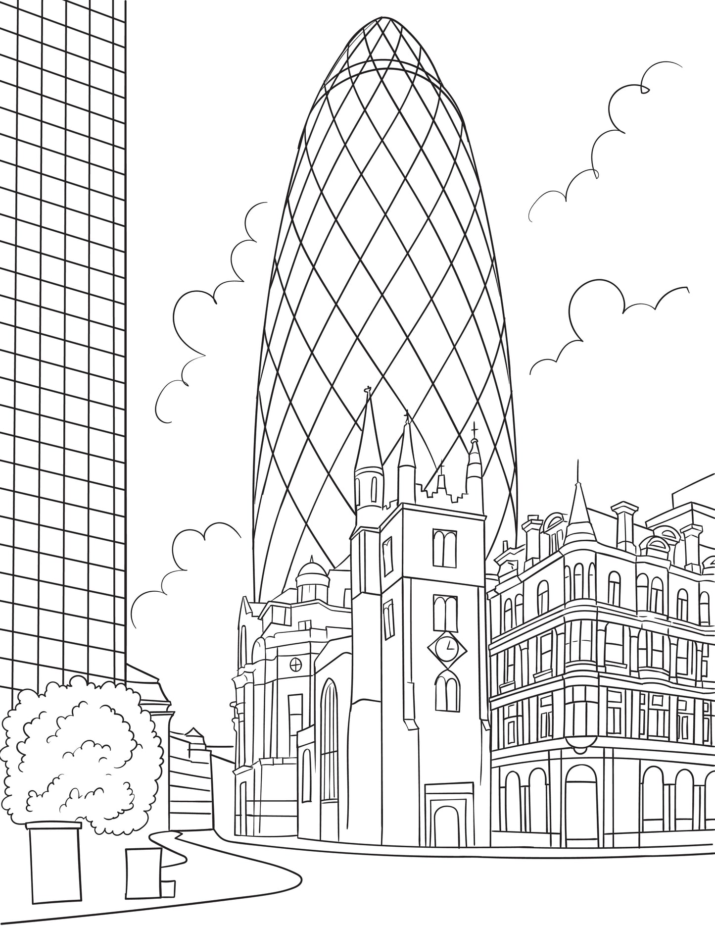 City of London Colouring Book (A4)