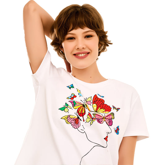 Cotton Printer & Hotfix T-Shirt