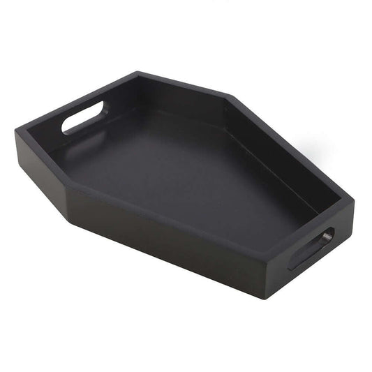 Gothic Gifts Plain Black Coffin Trinket Tray