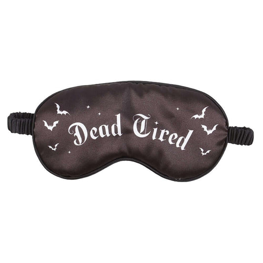 Gothic Gifts Dead Tired Satin Sleep Mask