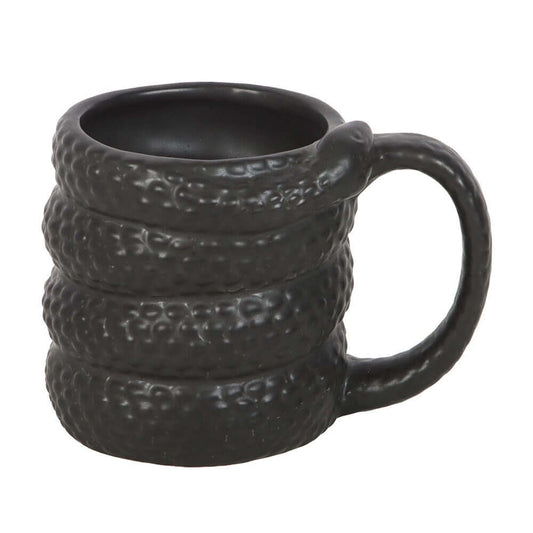 Gothic Gifts Black Snake Mug