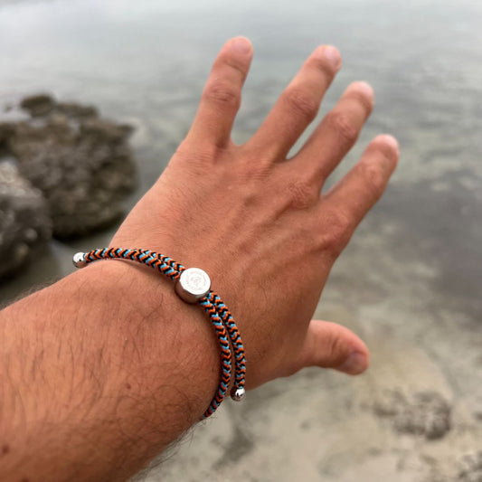 Rope Bracelet - Multi Colour Zigzag