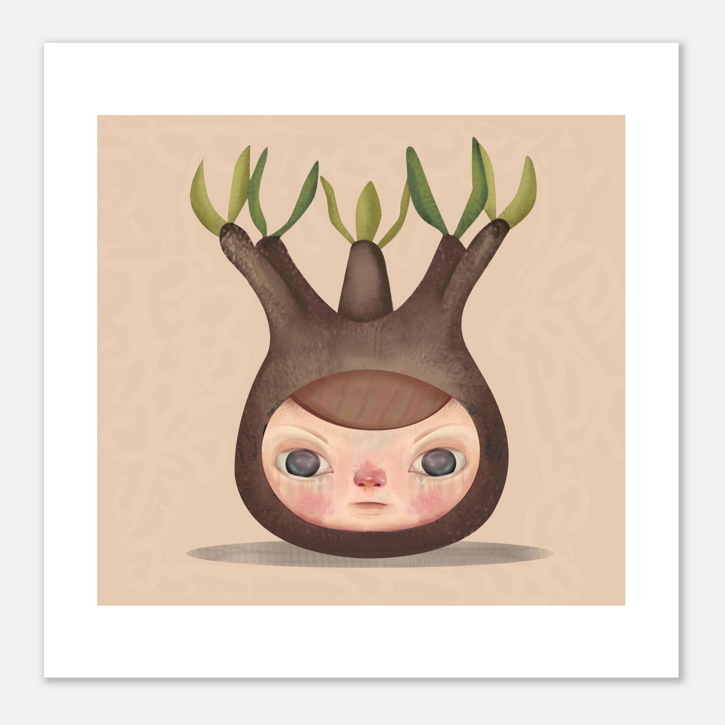 Javier Gonzalez Burgos - 'The Stolen Ninety Year Old Head' Print