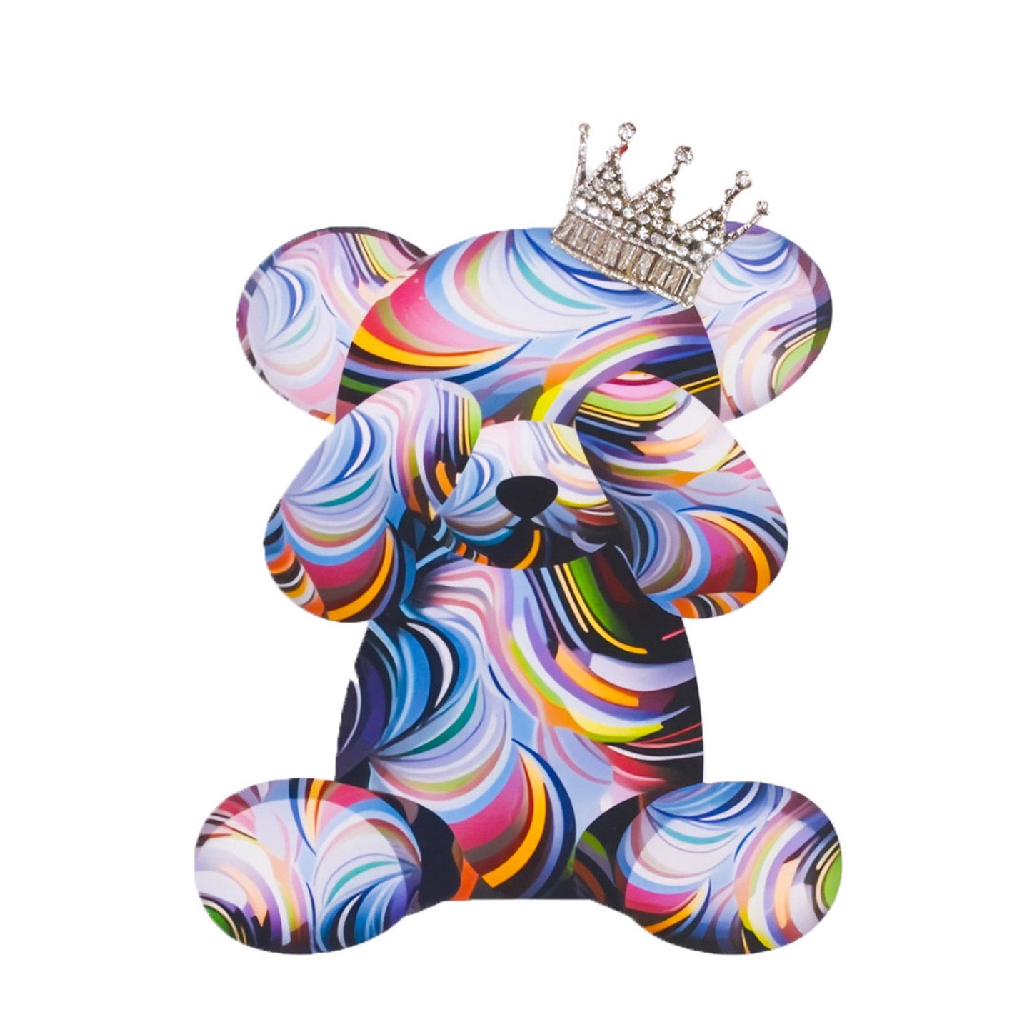 Cotton Bear Printed & Embroidered T-Shirt