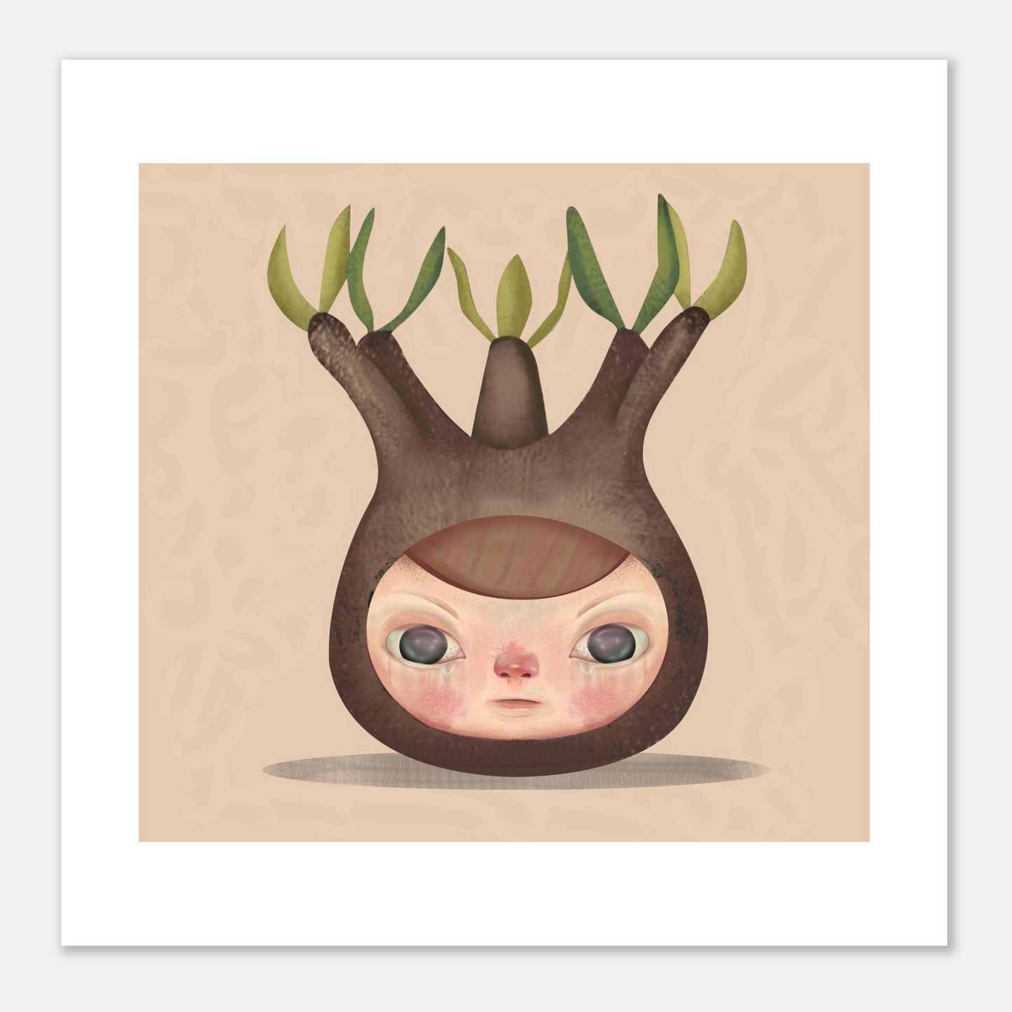 Javier Gonzalez Burgos - 'The Stolen Ninety Year Old Head' Print