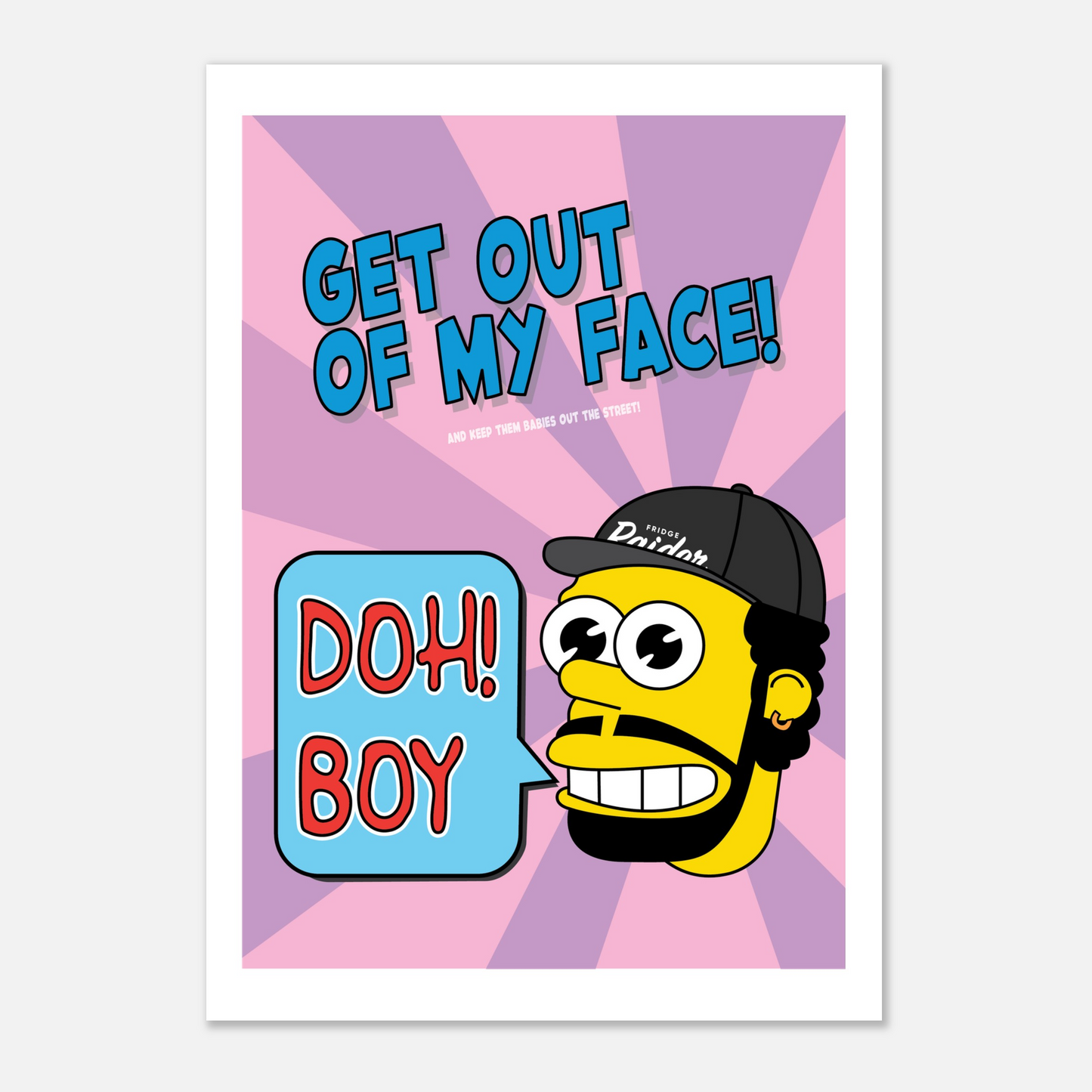 Doh! Boy x Mr Sparkle Print