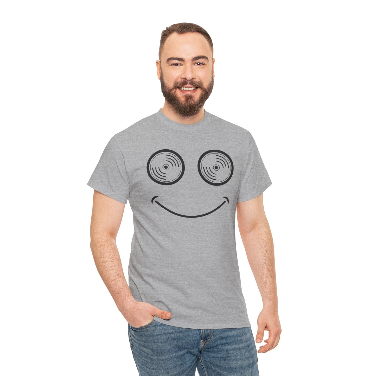 Vinyl Makes Me Happy Men's T-Shirt