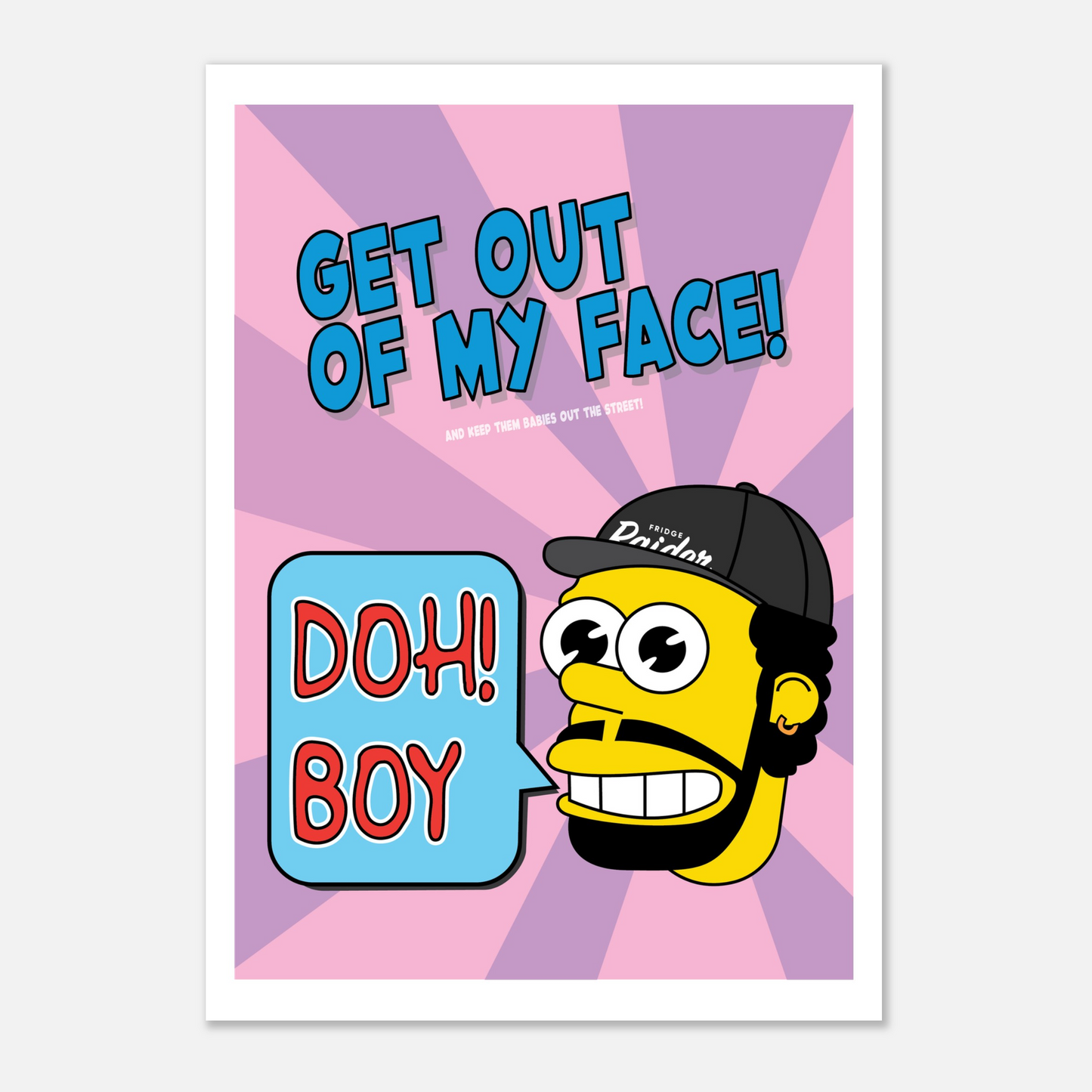 Doh! Boy x Mr Sparkle Print