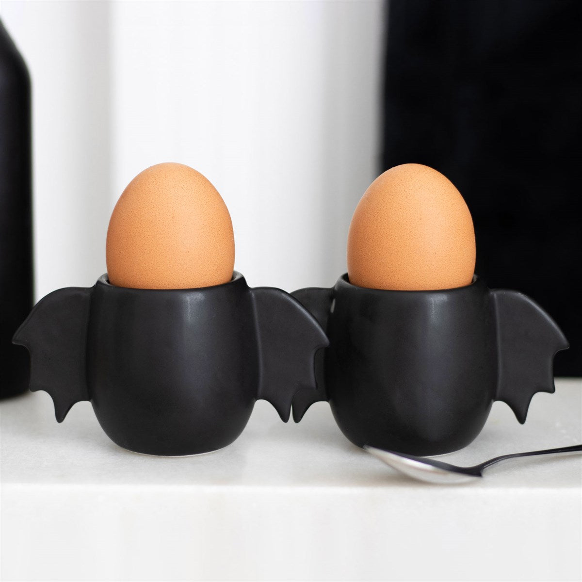 Gothic Gifts Bat Wing Egg Cup Set Of 2
