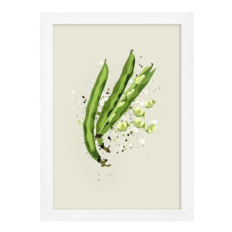 Broad Beans Vegetable Kitchen Print