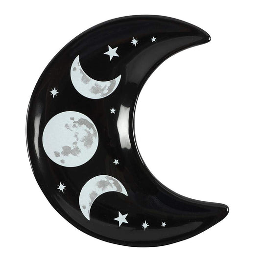 Gothic Gifts Crescent Moon Trinket Dish