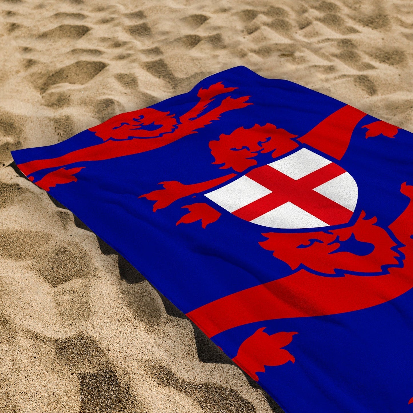 England Red Lions - WC26 - Retro Beach Towel - 150cm x 75cm