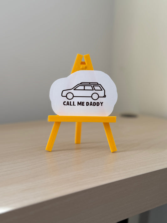 Dad Wagon Sticker | Not Made For This