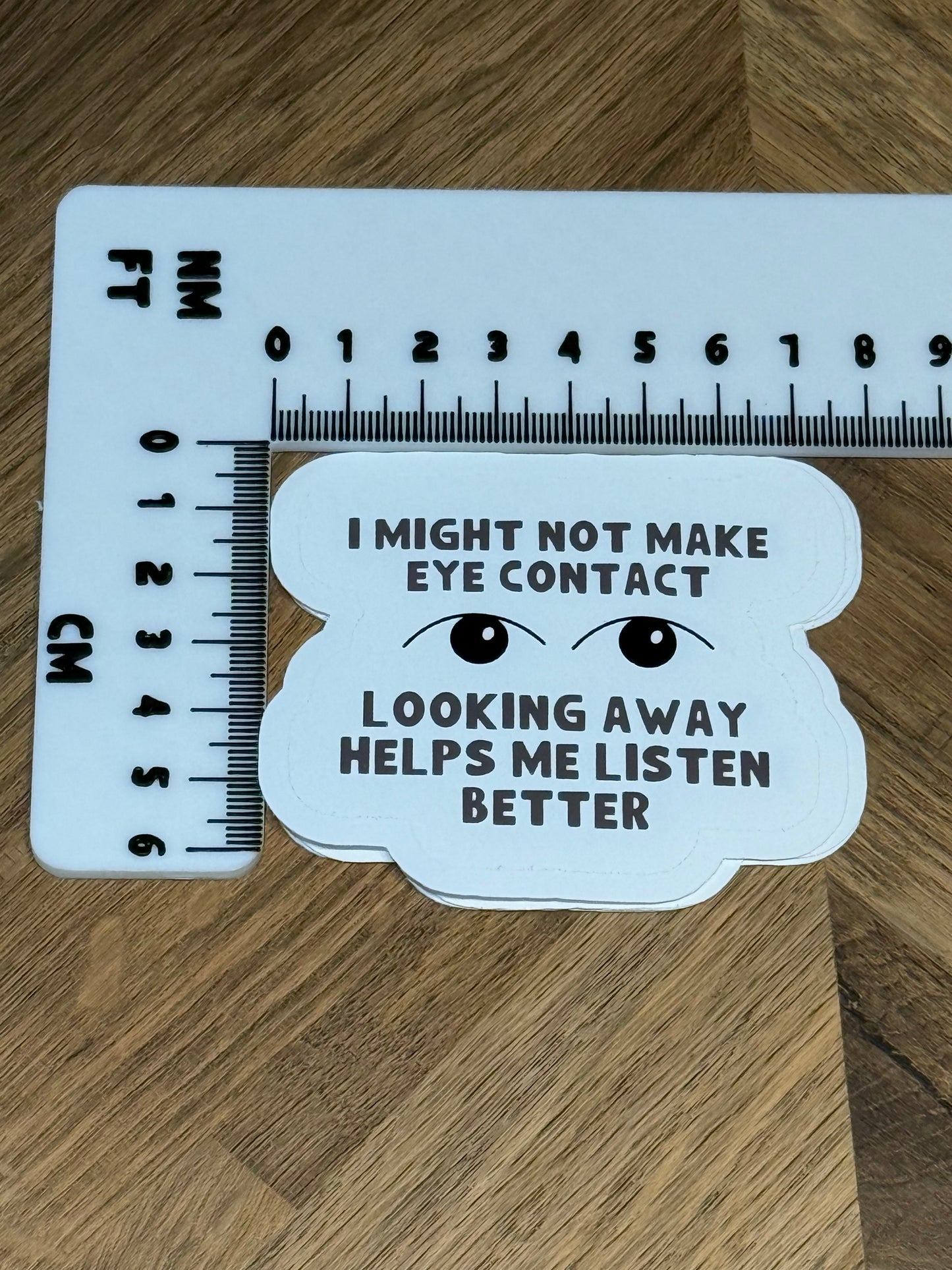 Eye Contact Sticker | Not Made For This