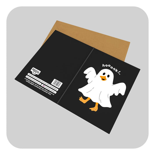 Mini Greeting Card - Hooonk Ghost…