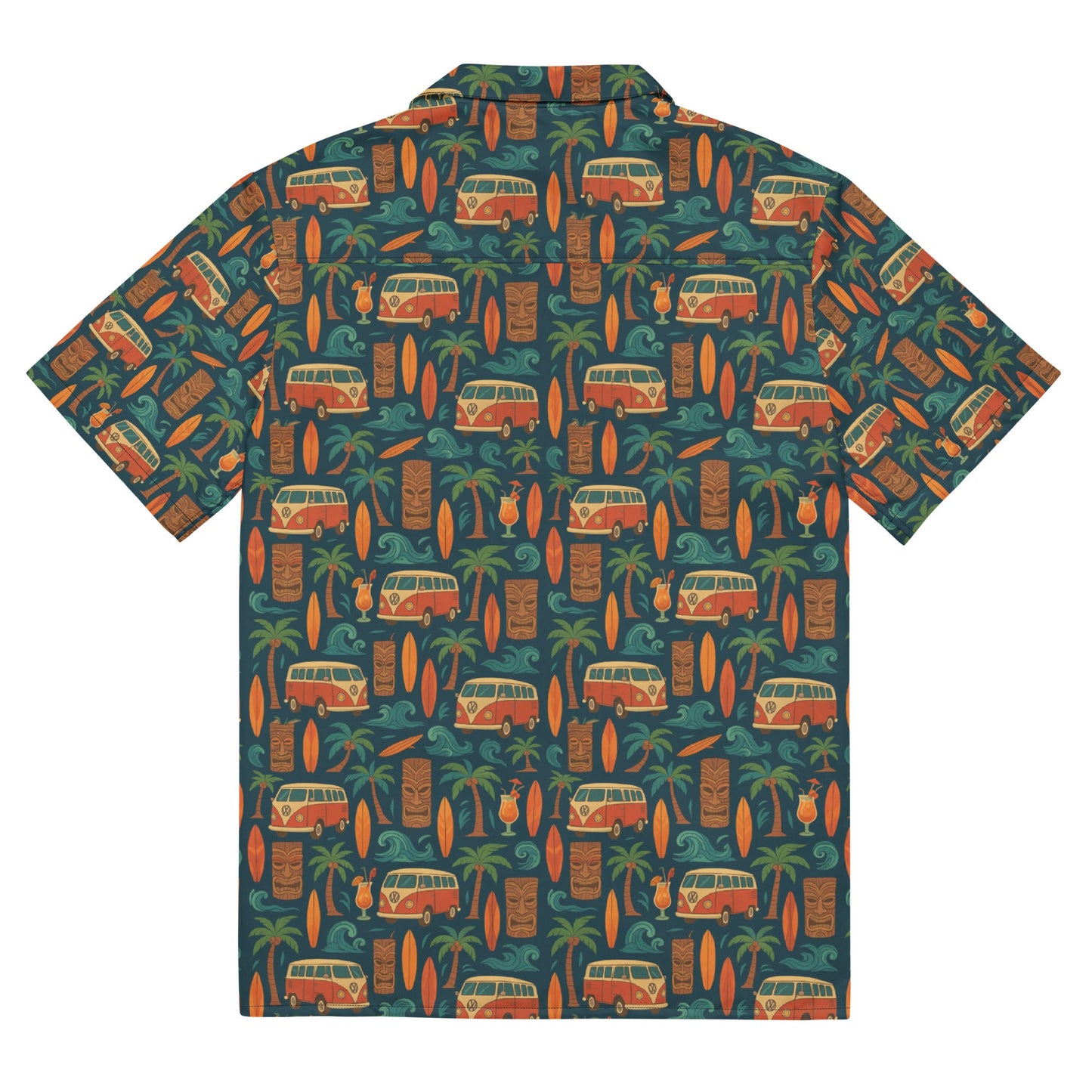 Hawaiian Shirt 'VW camper' Unisex button shirt