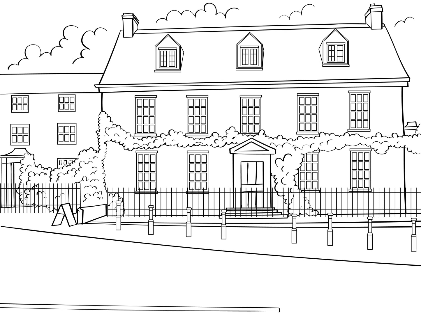 Hay-on-Wye Colouring Book (A4)