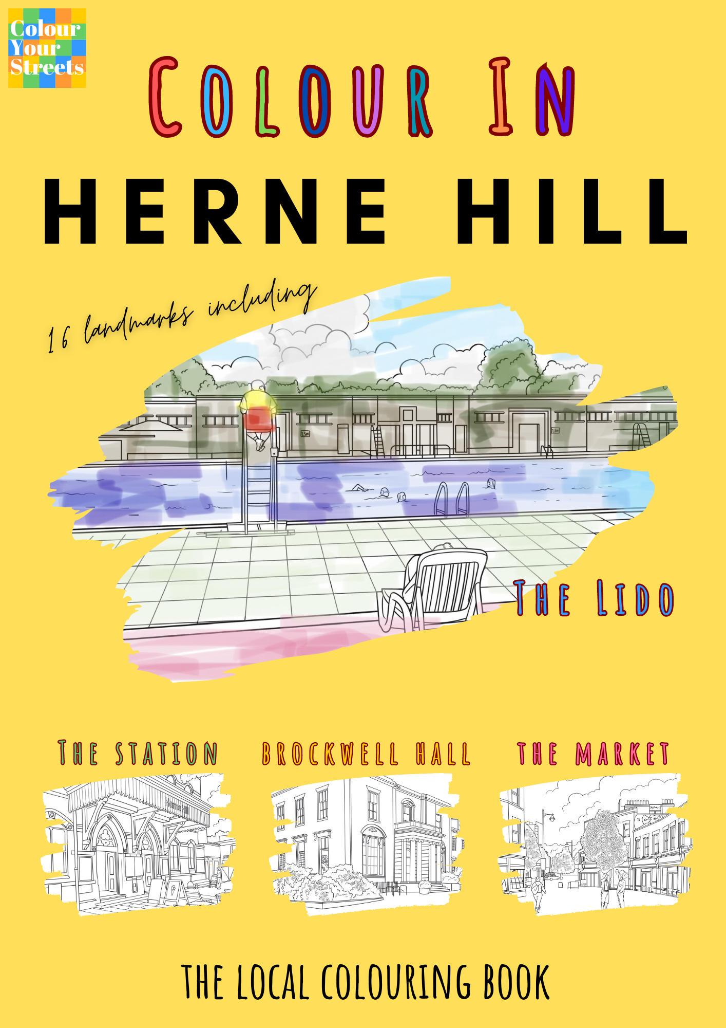 Herne Hill Colouring Book (A4)