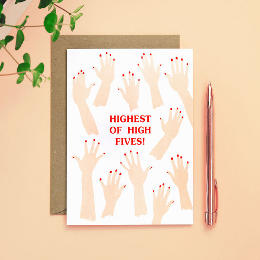 Highest Of High Fives Card