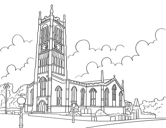 Huddersfield Colouring Book (A4)