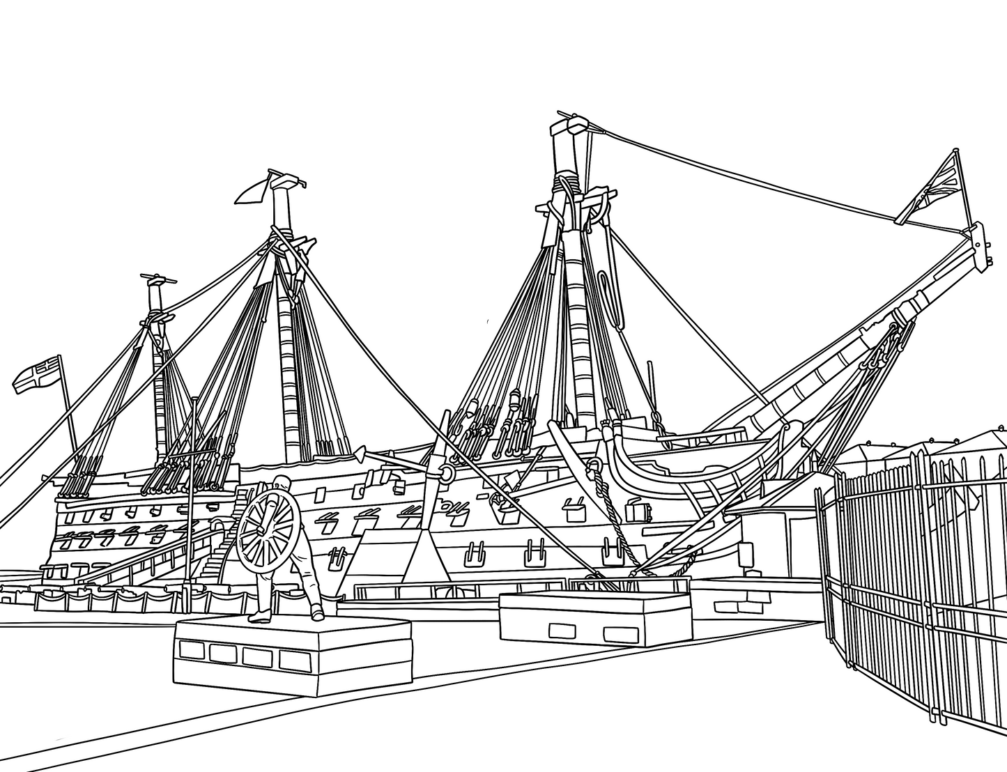 Portsmouth Colouring Book (A4)