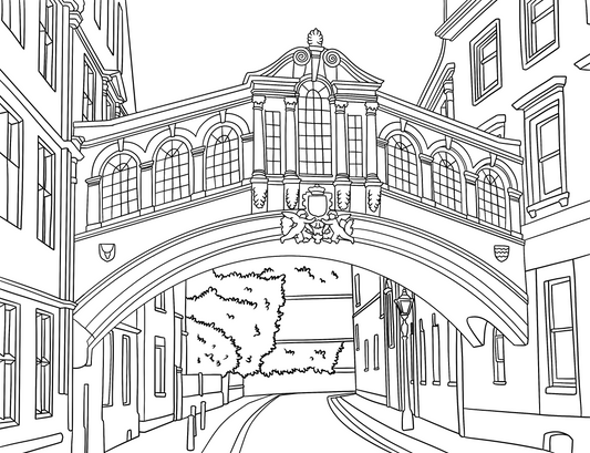 Oxford Colouring Book (A4)