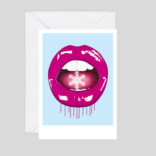 Sara Pope - Ice Pop - Greetings Card