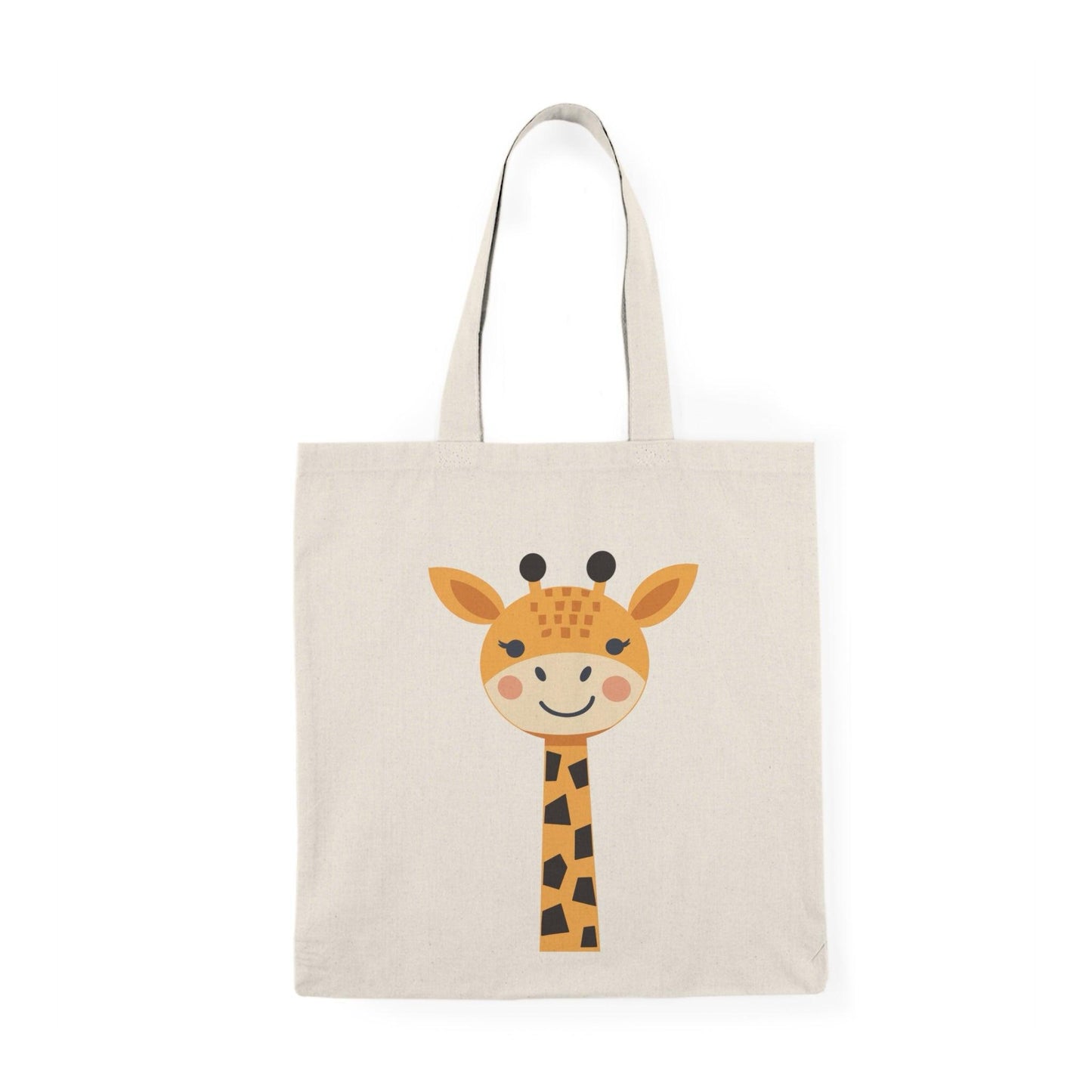 Giraffe Tote Bag – Elegant Wildlife Eco Shopper