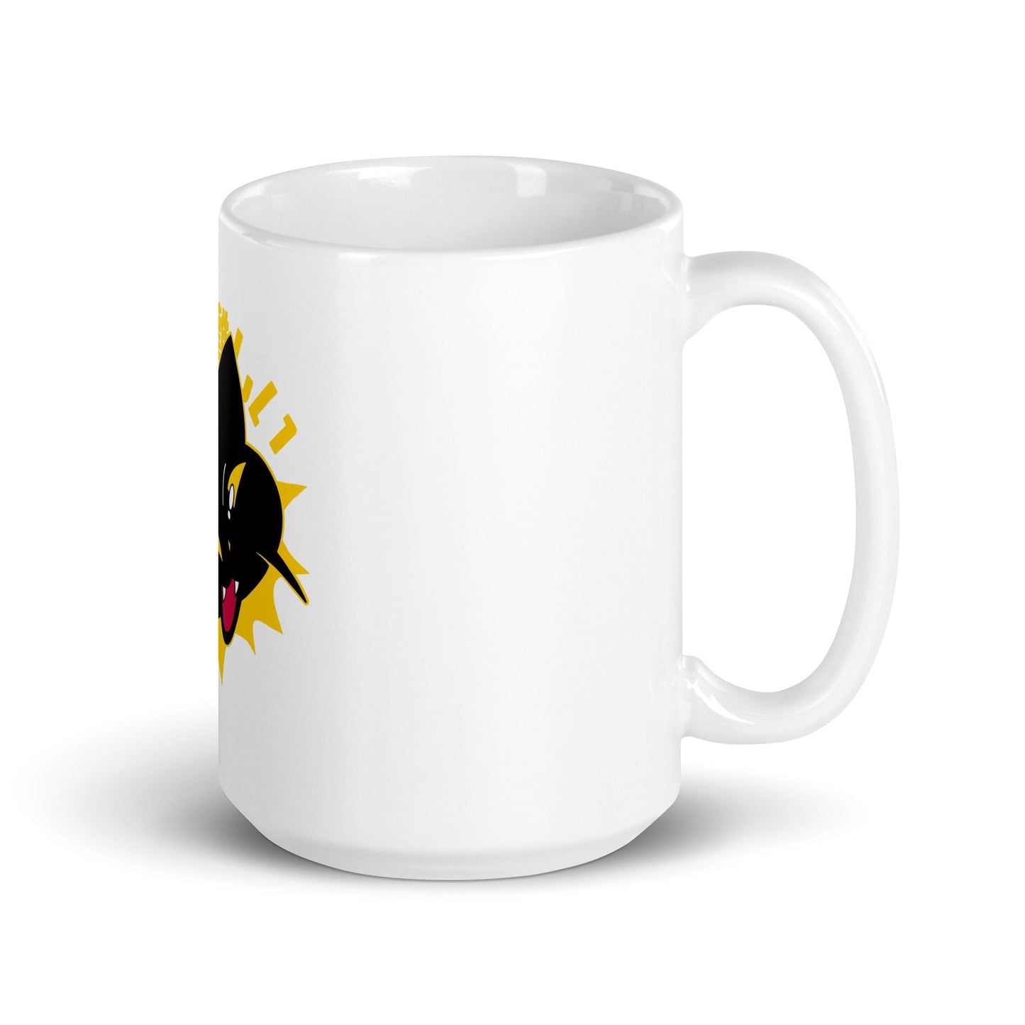 Japanese Cat White Coffee Mug