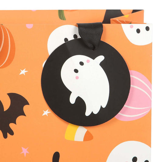 Gothic Gifts 23cm Sweet and Spooky Ghost Print Gift Bag