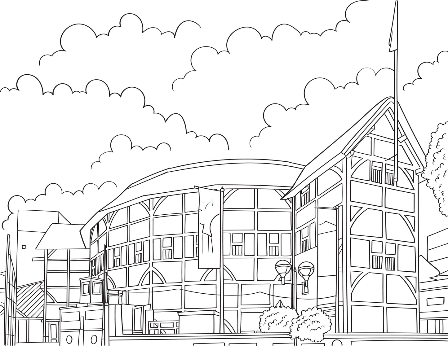 London Colouring Book (A4)