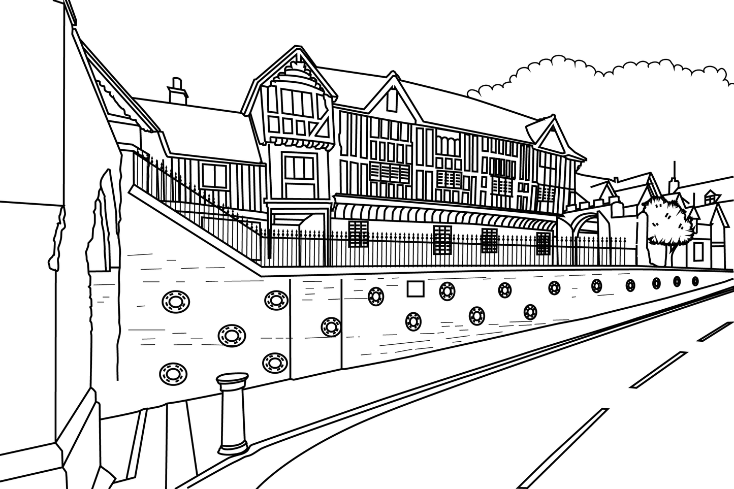 Warwick Colouring Book (A4)