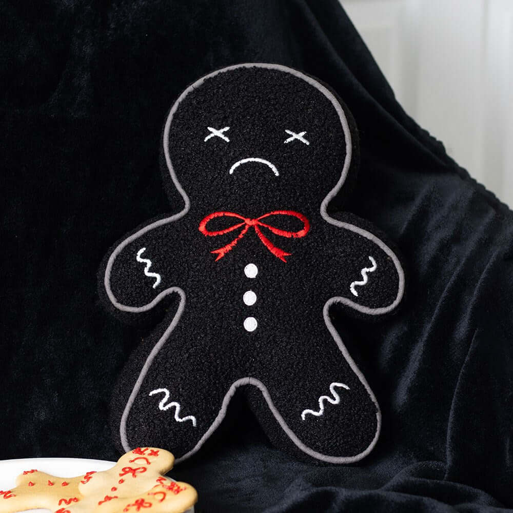 Gothic Gifts Gingerdead Man Boucle Cushion