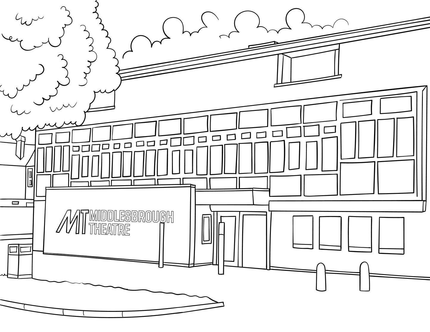 Middlesbrough Colouring Book (A4)