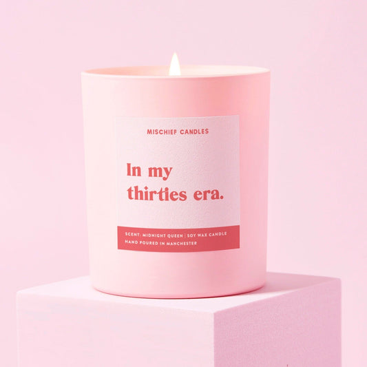 30th Birthday Gift Funny 30th Birthday Gift Candle Thirties Era