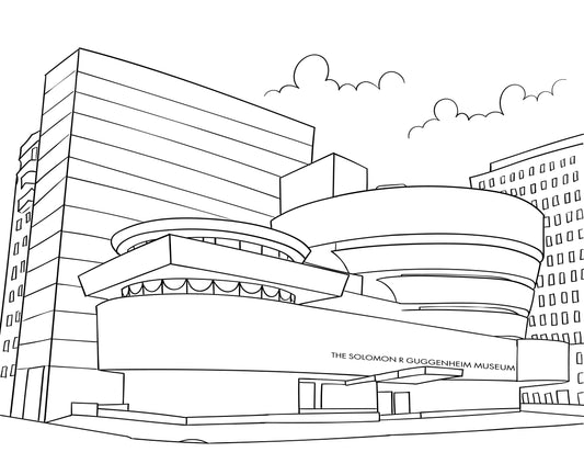 New York Colouring Book (A4)