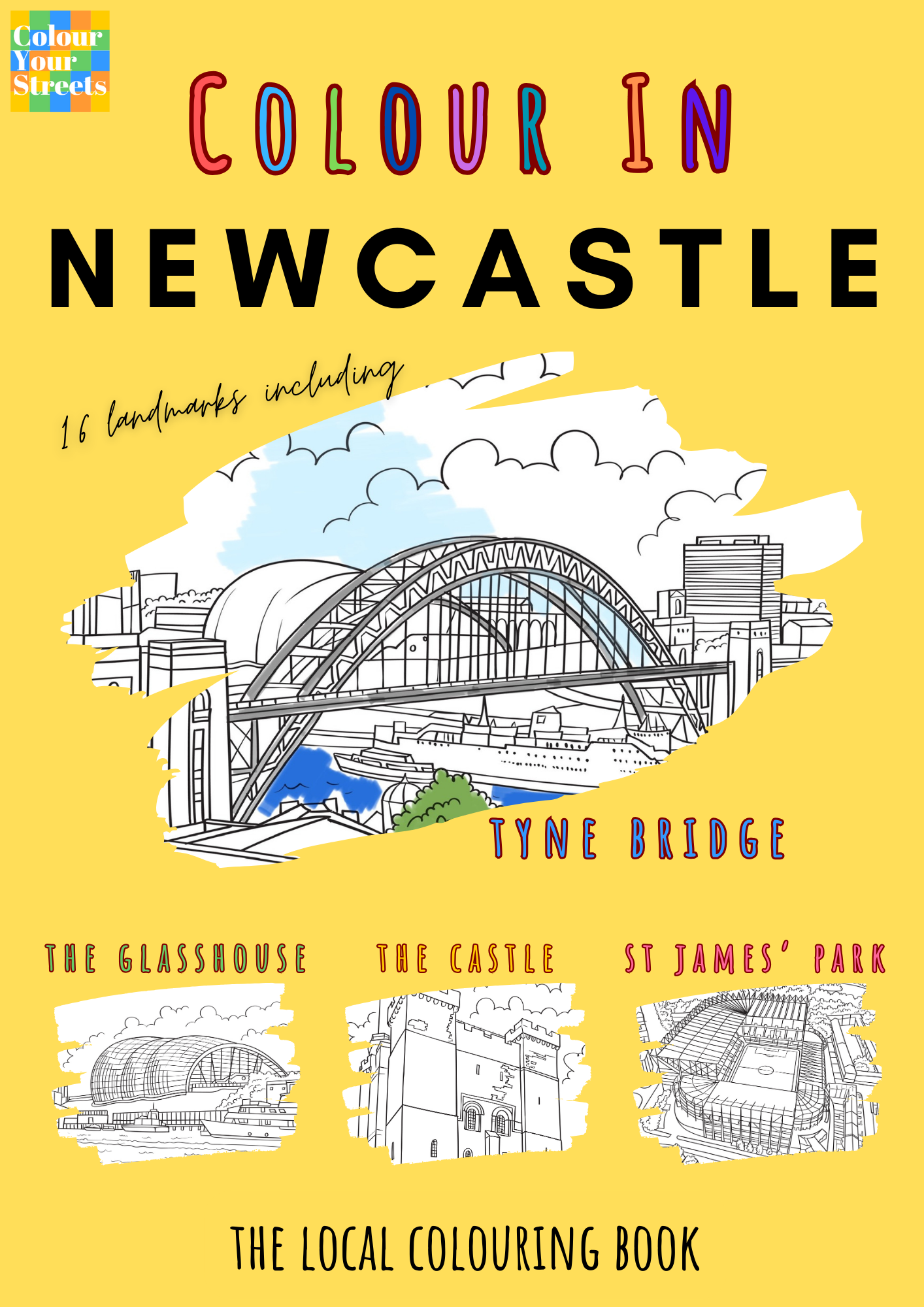 Newcastle Colouring Book (A4)