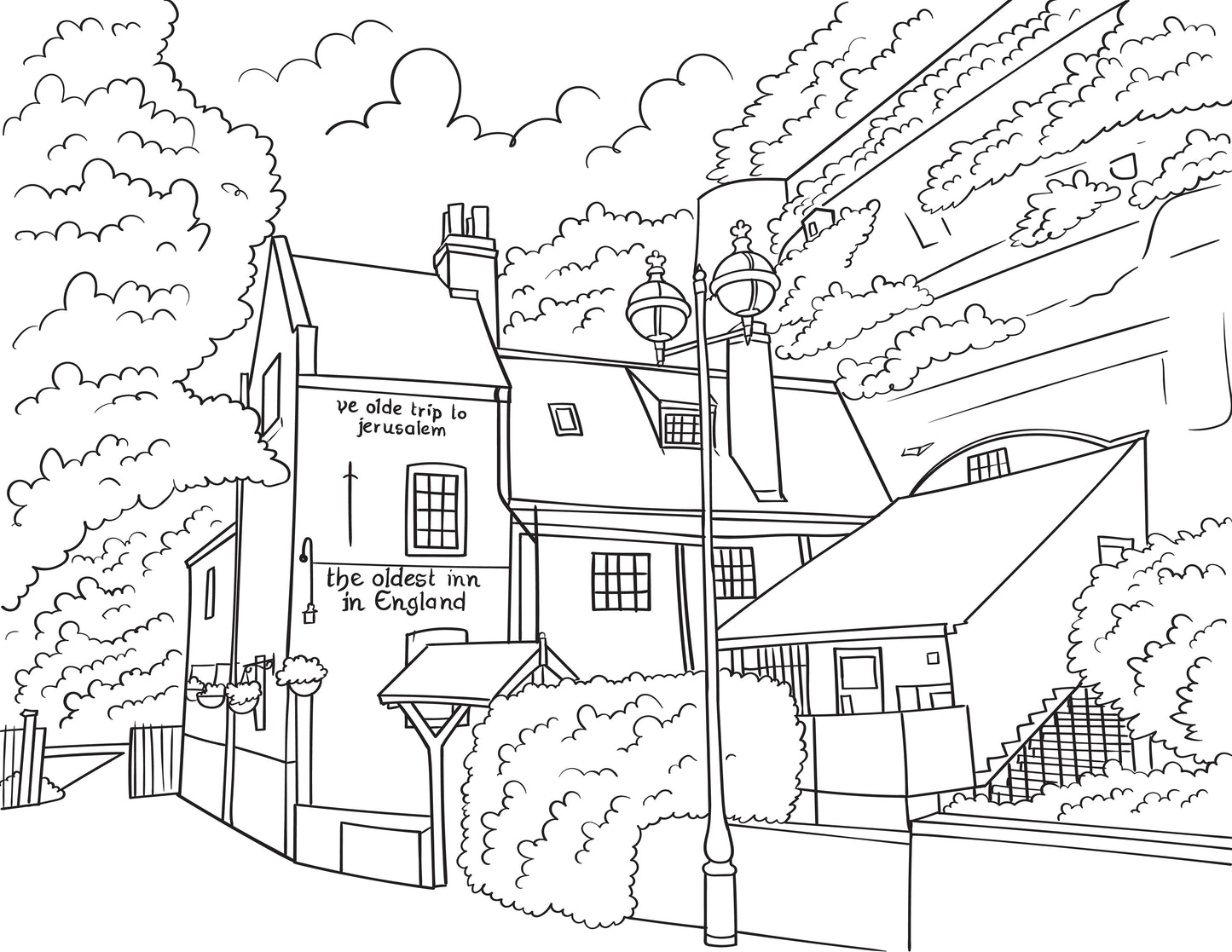 Nottingham Colouring Book (A4)