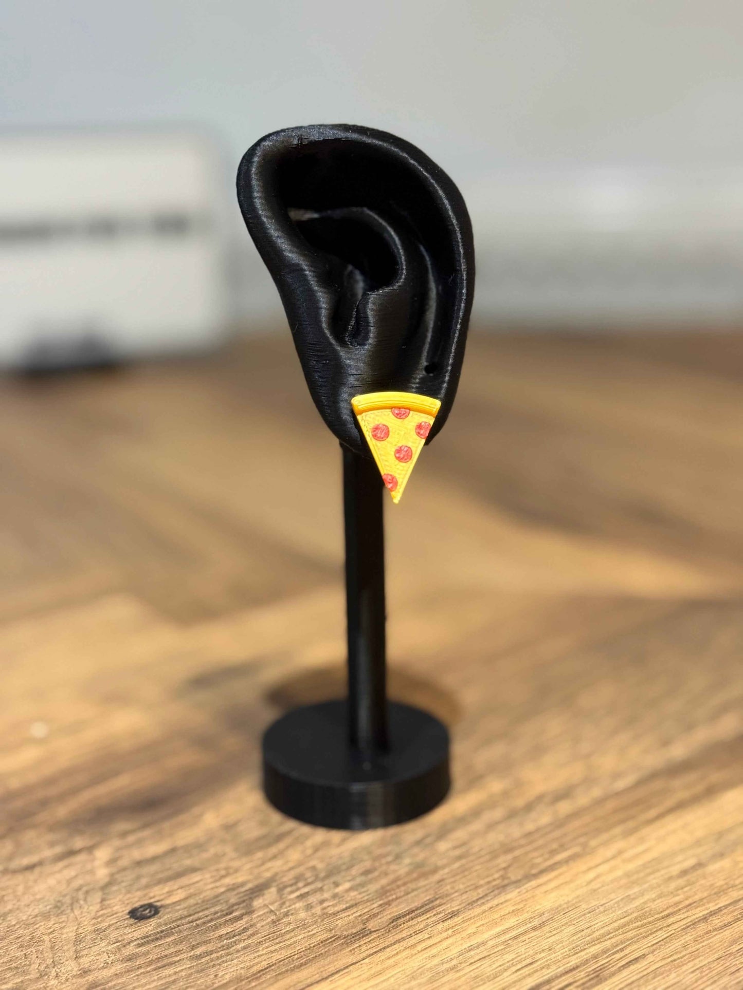 Pepperoni Pizza Stud Earring