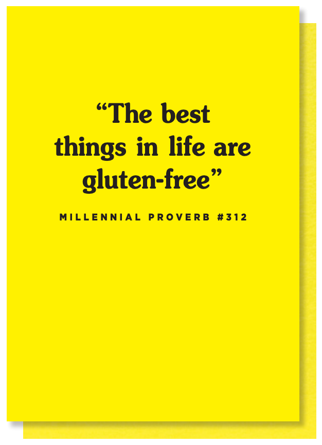 The Best Things In Life Are Gluten-Free Card