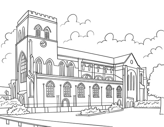 Shrewsbury Colouring Book (A4)