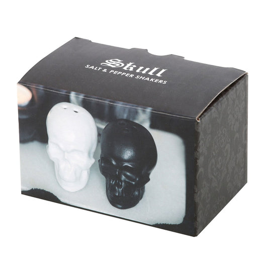 Gothic Gifts Skull Salt and Pepper Shakers