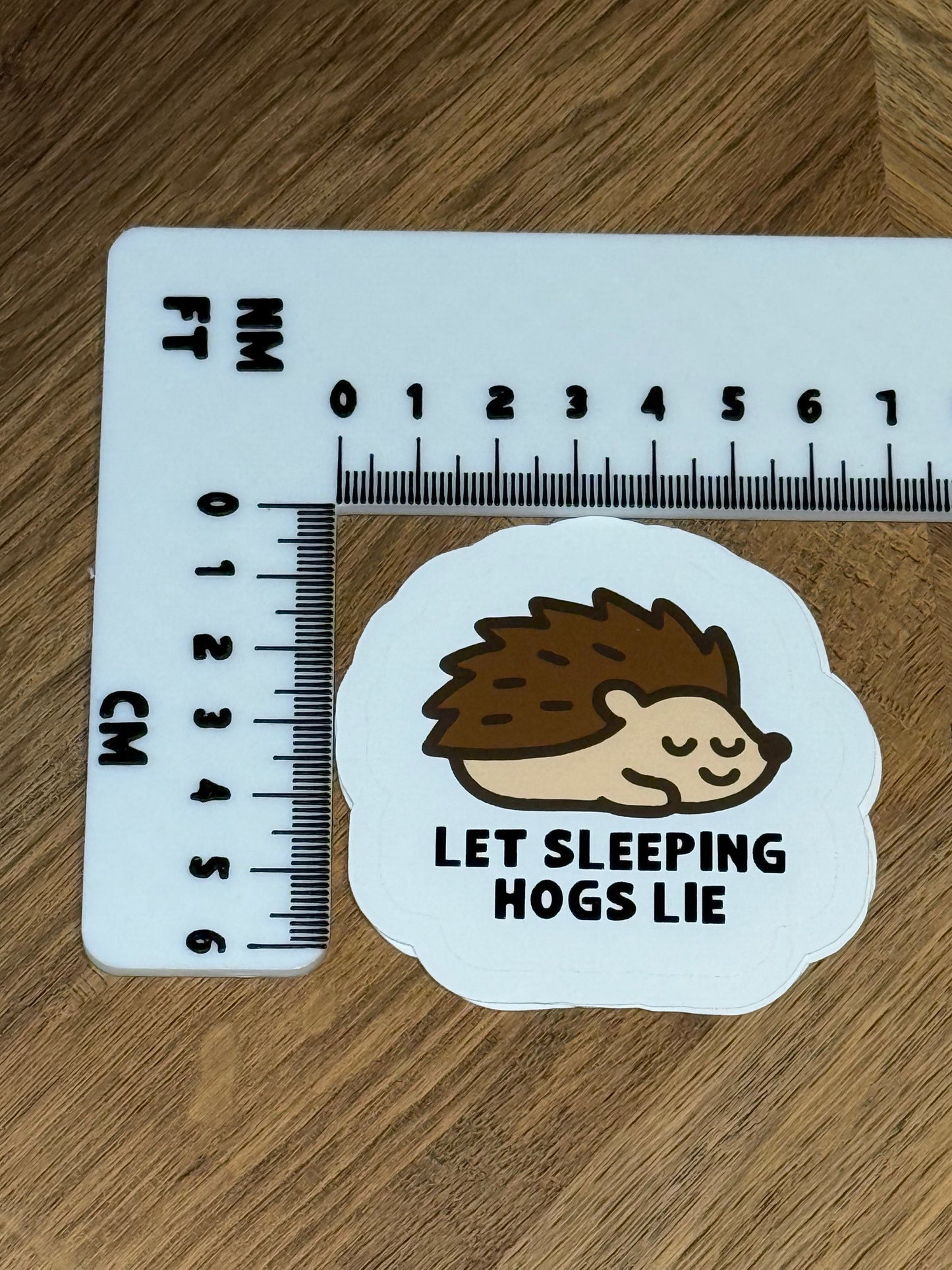 Sleepy Hog Sticker | Not Made For This